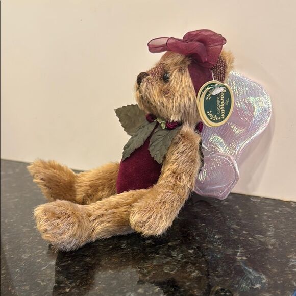 Bearington Collection Bear Plush Tinker #1404 Fairy Wings Bow Stuffed Animal - Picture 3 of 8